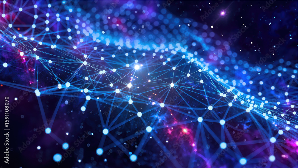 Obraz premium Abstract background with lights