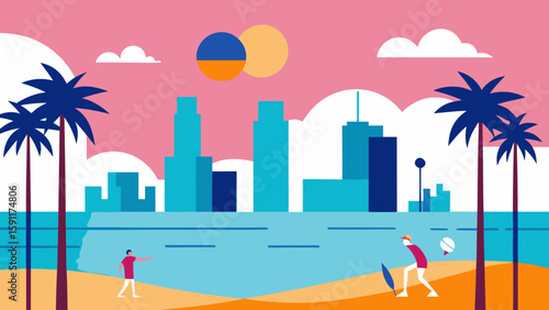 beach in the city