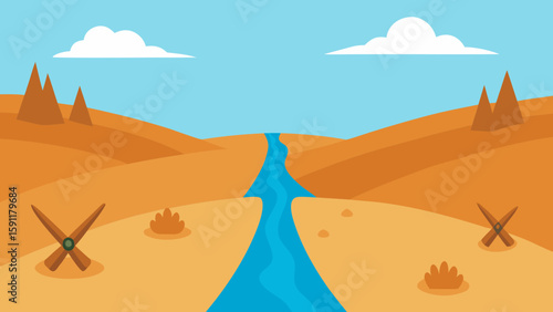 sand dunes in the desert