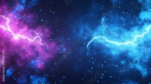 Abstract electric storm background