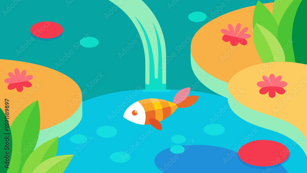 Fototapeta premium fish in the water