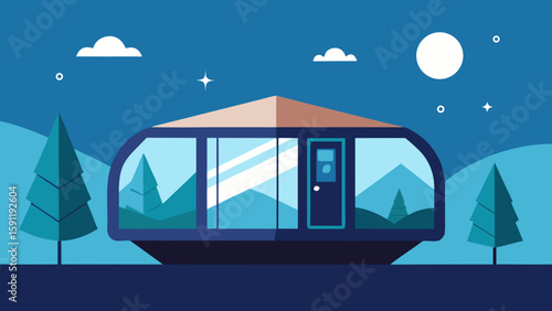 house in the night