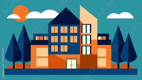 vector illustration of a city