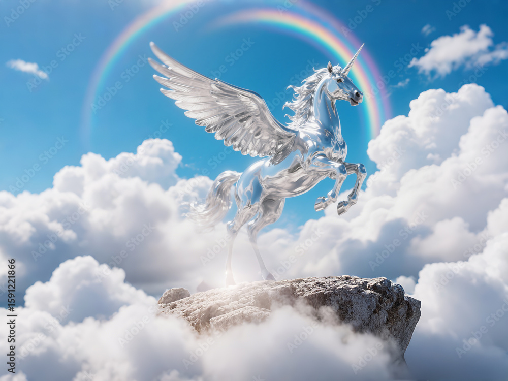 Obraz premium 天堂独角兽