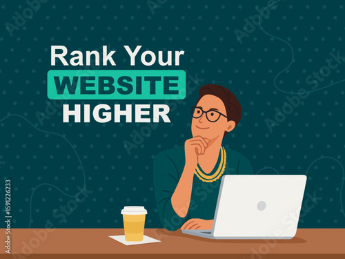 SEO concept business traffic marketing digital backlinks analysis search engine optimization