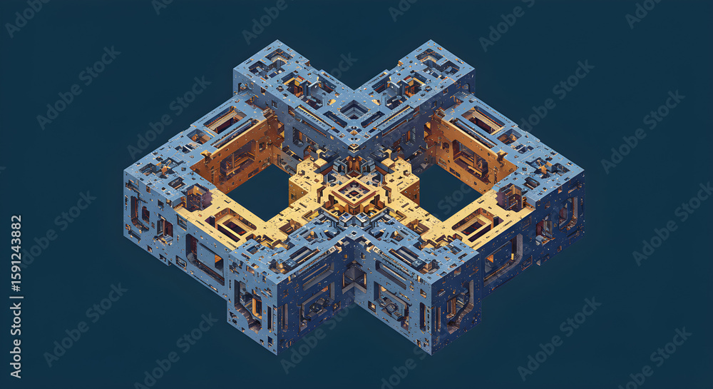 Obraz premium Mind-Bending Optical Illusion Art
