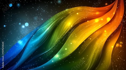 Abstract vibrant flowing colors (8)