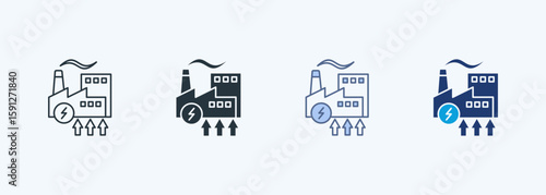 Geothermal Multiple Style Icon Collection
