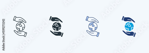 Save The Planet Multiple Style Icon Collection