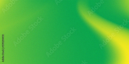 Gradient Monochrome Abstract Background green and yellow with Grainy Texture eps10.