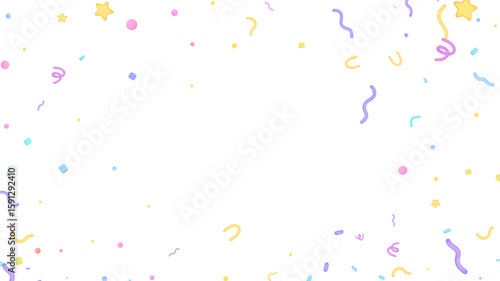 Sprinkles grainy. Cupcake donuts, dessert, sugar, bakery background. Sweet confetti on white chocolate glaze background