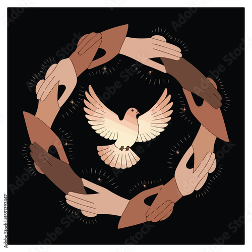 International Day of Peace Observation Poster	