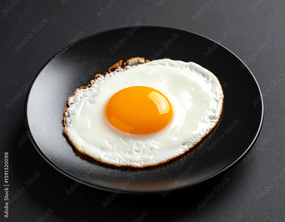 fried egg on a plate fried egg on a plate