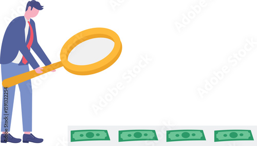 Searching for investment opportunities, financial success or salary raise,
