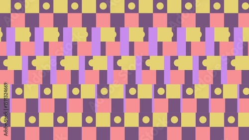 4K Animated Random Pattern Background