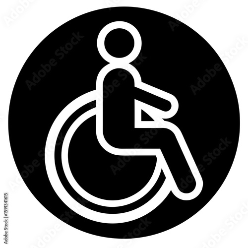 disabled person sign