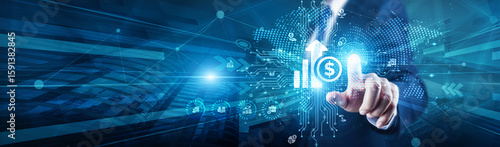 Investment Manager touch with global on structure Investment portfolio, optimizing returns, capital, assets, diversification, risks, strategy, valuation, and growth.