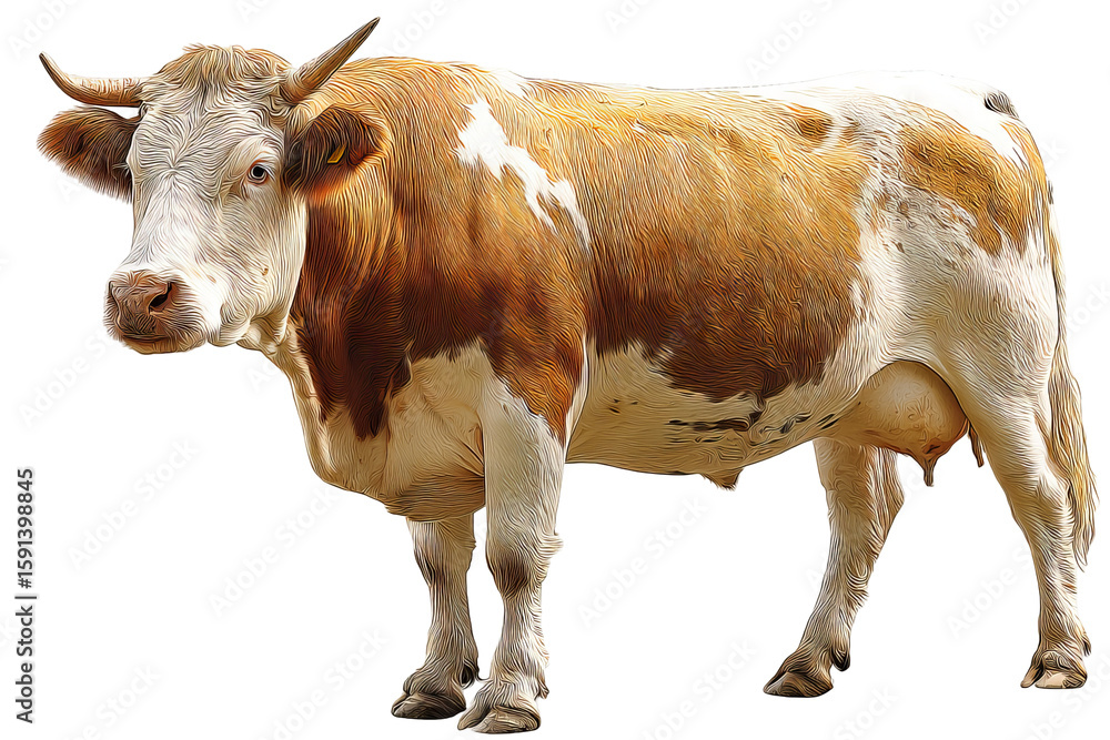 High‑resolution cow PNG cutout with realistic hide texture and natural shadows on transparent background for seamless farm animal branding, dairy product packaging, e‑commerce mockups, and rural scene High‑resolution cow PNG cutout with realistic hide texture and natural shadows on transparent background for seamless farm animal branding, dairy product packaging, e‑commerce mockups, and rural scene