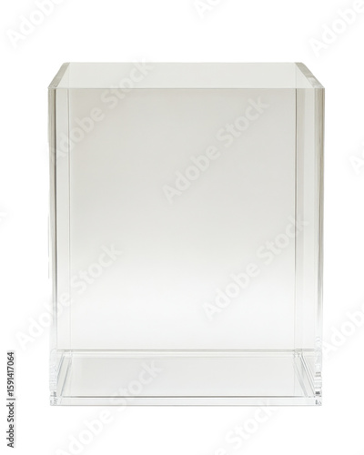 Clear acrylic display box for showcasing items