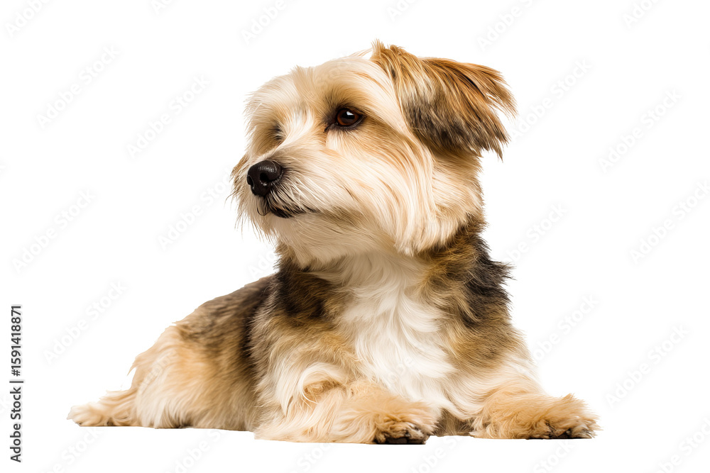High-resolution png cutout of a friendly domestic dog with detailed fur texture and natural shadows, isolated on transparent background for seamless integration in pet care, veterinary High-resolution png cutout of a friendly domestic dog with detailed fur texture and natural shadows, isolated on transparent background for seamless integration in pet care, veterinary