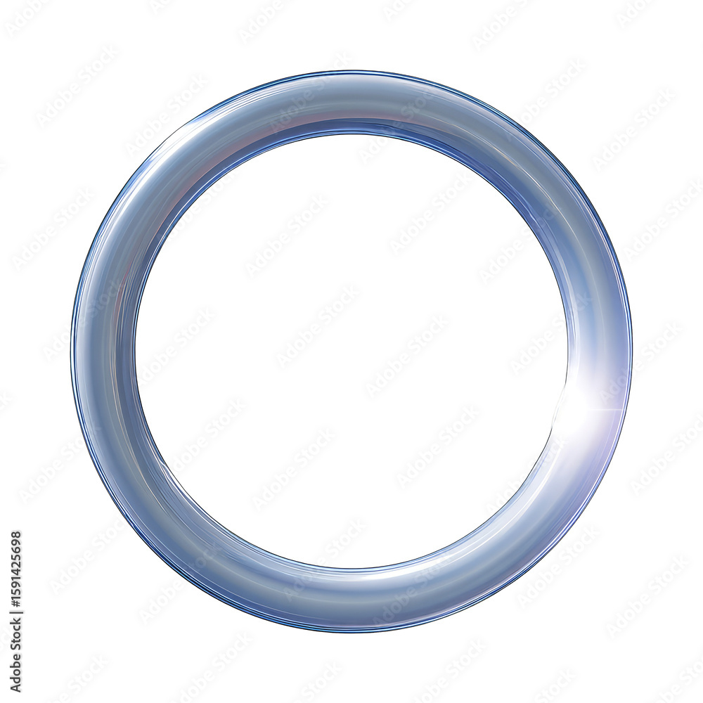 A metallic, circular frame with a smooth, reflective surface and subtle color variations, A metallic, circular frame with a smooth, reflective surface and subtle color variations,