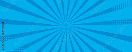 Anime Comic Background. Pop Art Style Background. Pop Up Retro Comic Background. Vector halftone illustration. Vintage background for comic superhero text, speech bubble, message.