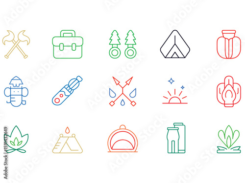 This title captures the main theme (icons), purpose (web/design), and context (travel/tourism) without using a colon Let me know if you'd like a shorter or more specific variation