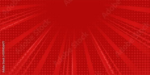 Comic background with red color
