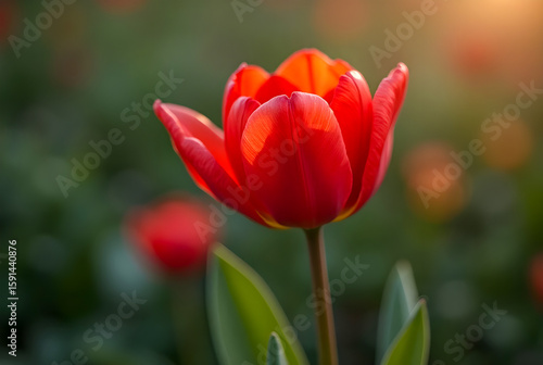 red and yellow tulips