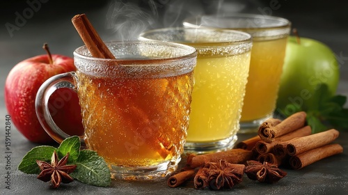 Apple cider vinegar drinks mixed with water, honey, cinnamon, or turmeric for digestion, detox, and natural wellness support drinks