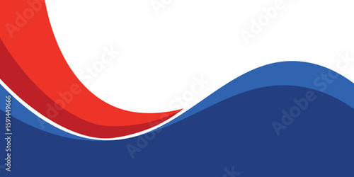abstract business banner background with red and blue gradient color.eps10