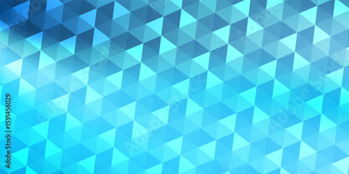 Dark BLUE vector abstract mosaic pattern. Colorful abstract illustration with triangles. Brand new style for your business design.
