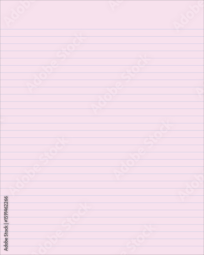 Clean simple lined paper, paper, sheet, letter, paper background. Vector. Notebook, writing paper, seamless, page, cloth, chart, school book, paper. graphic, design background. Simple paper.