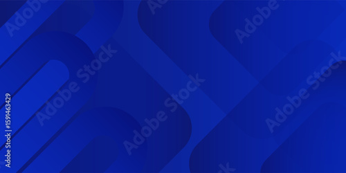 Abstract blue background with glowing geometric lines. Modern blue gradient square shape design. Futuristic technology concept. Suit for brochure, corporate, website, poster, banner, cover modern