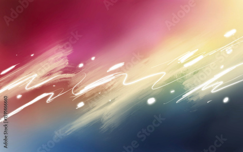 abstract colorful background digital art for card decoration illustration