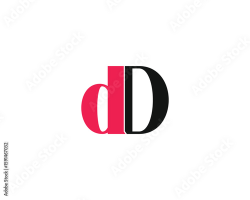 creative letter Dd logo design