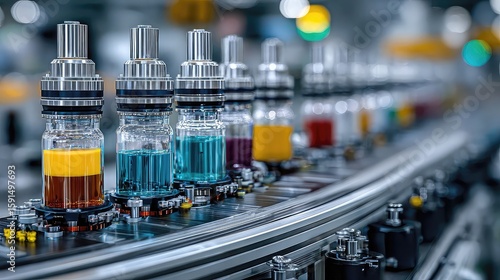 Automation for chemical manufacturing with real-time control systems managing batch processing, material mixing, and hazardous handling using robotics and smart monitoring tools