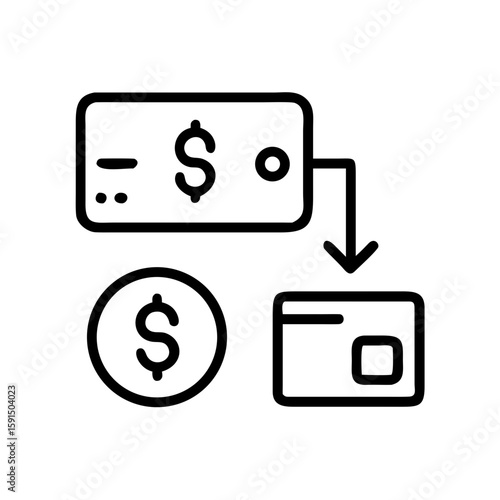 Finance & Banking Icons – credit cards, e-wallets, crypto, banking apps