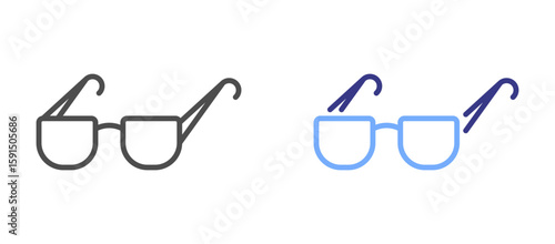 Sunglasses icon color