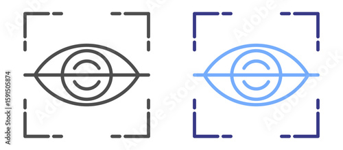 Eye scan icon color