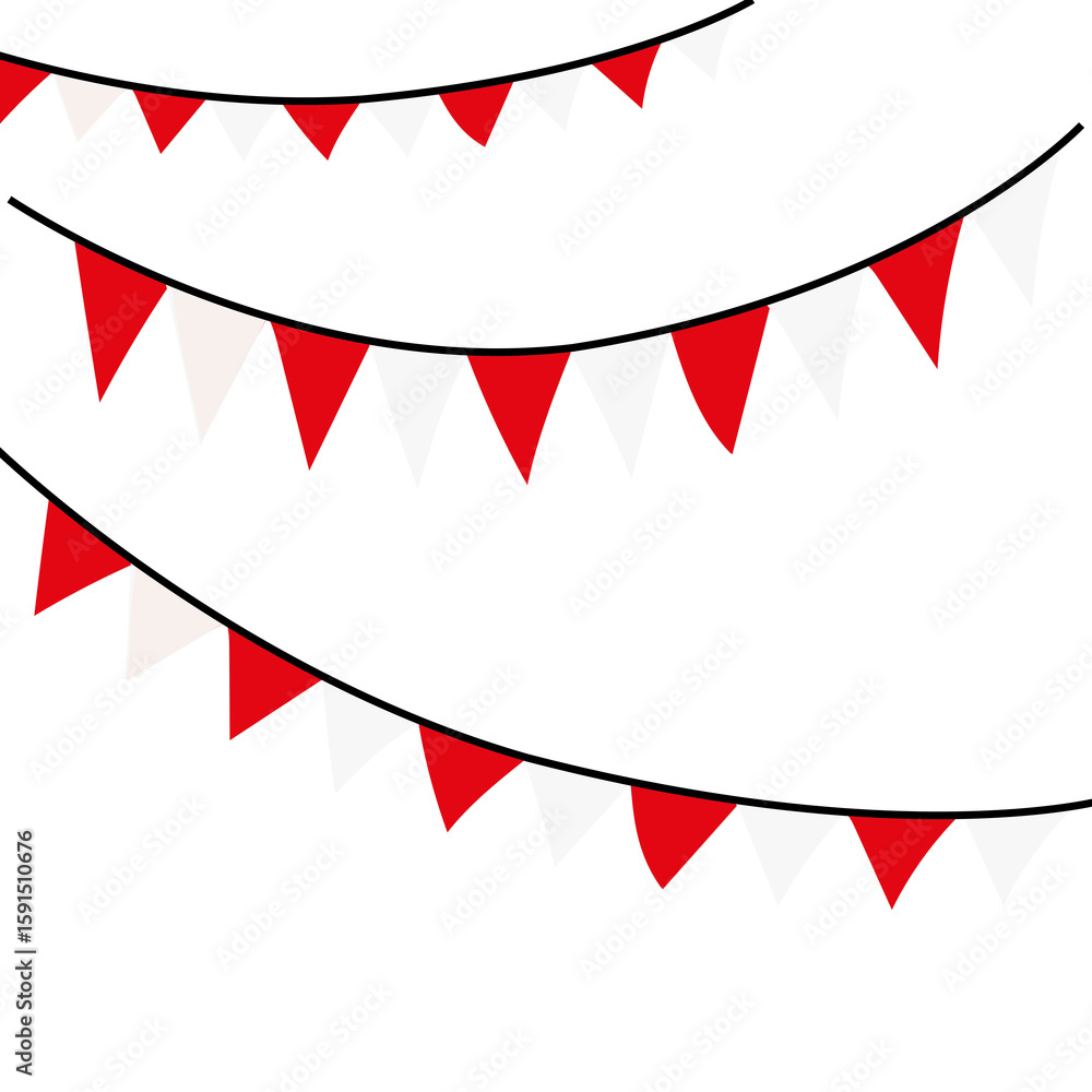 Obraz premium red ribbon vector illustration