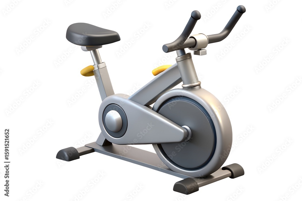 Modern stationary exercise bike for home fitness and gym workouts Modern stationary exercise bike for home fitness and gym workouts