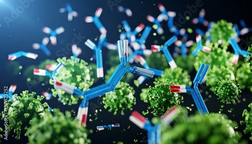 Molecular interaction, viral, antibody