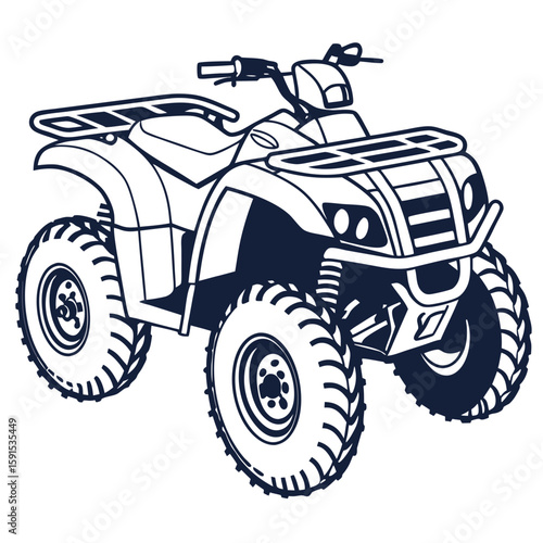 All terrain vehicle quad bike transport