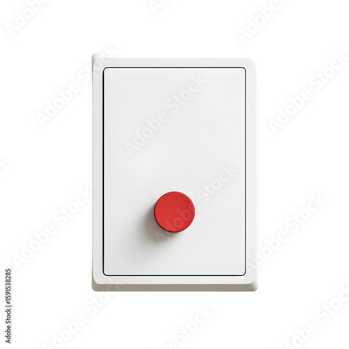 Red Button on White Panel Free Download Red Button on White Panel - GFXLoad