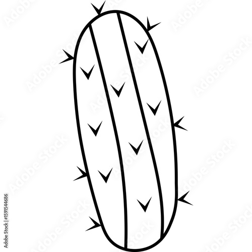 Cactus Outline
