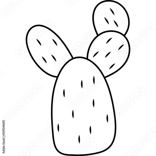 Cactus Outline
