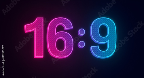 Modern 16:9 aspect ratio graphic with subtle glowing effect, versatile background