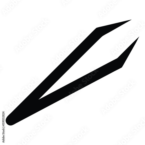 Tweezers Silhouette Beauty Tool Precision Grooming Hair Removal