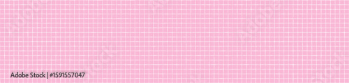 Geometric simple seamless pattern grid on pink background empty. Notepad paper abstract hand drawn line style pastel color. Vector 10 eps